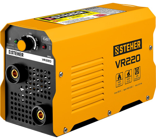 STEHER ММА, 220 А, сварочный аппарат инверторный, макс. электрод Ø 5.0 мм (VR-220) купить в Сочи STEHER ММА, 220 А, сварочный аппарат инверторный, макс. электрод Ø 5.0 мм (VR-220) купить в Сочи