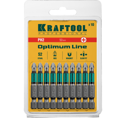 KRAFTOOL Optimum, PH2, 50 мм, 10 шт, биты (26122-2-50-10) купить в Сочи KRAFTOOL Optimum, PH2, 50 мм, 10 шт, биты (26122-2-50-10) купить в Сочи