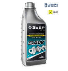 ЗУБР 1 л, цепное полусинтетическое масло для бензо и электропил, EXTRA (70623-1)