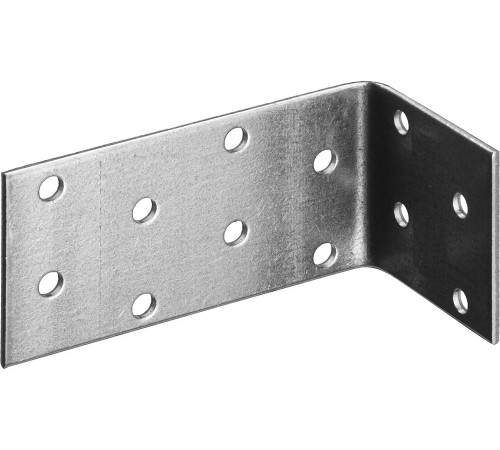 ЗУБР УКА-2.0, 40 x 80 x 40 x 2 мм, анкерный крепежный уголок (310226-040-080) купить  в Сочи