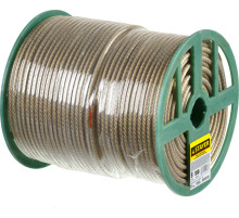 STAYER 6 мм, L 150 м, стальной трос в полимерной оболочке (30410-60)