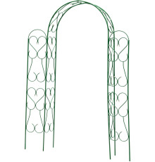 GRINDA АМПИР, 240 х 120 х 36 см, угловая, разборная, стальная, декоративная арка (422253)