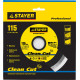 STAYER Clean Cut, 115 мм, (22.2 мм, 5 х 1.9 мм), сплошной алмазный диск, Professional (3664-115) купить в Сочи
