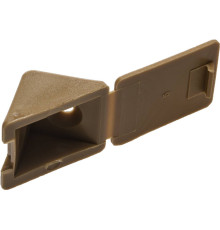 ЗУБР цвет бук, 4.0 x 15 мм, 4 шт, мебельный уголок с шурупом (4-308256-2)