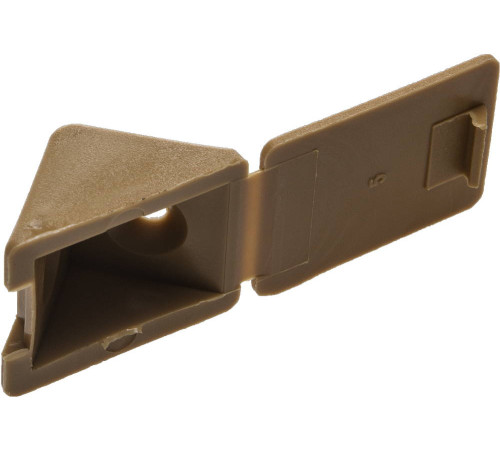 ЗУБР цвет бук, 4.0 x 15 мм, 4 шт, мебельный уголок с шурупом (4-308256-2) купить  в Сочи