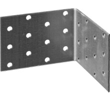 ЗУБР УКР-2.0, 60 x 80 x 80 x 2 мм, цинк, равносторонний крепежный уголок (310206-060-080)