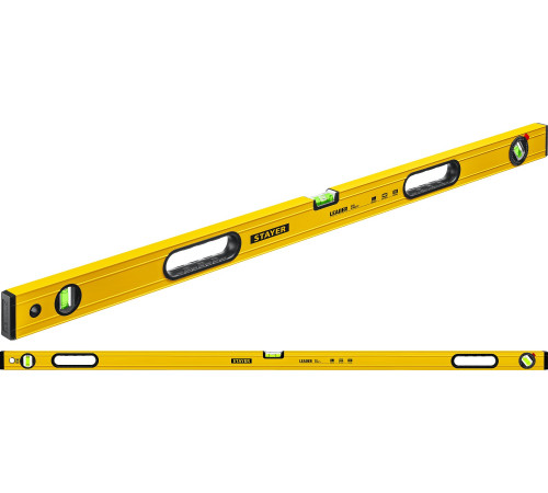 STAYER LEADER, 1500 мм, усиленный профиль, уровень с поворотным глазком (3466-150) купить  в Сочи