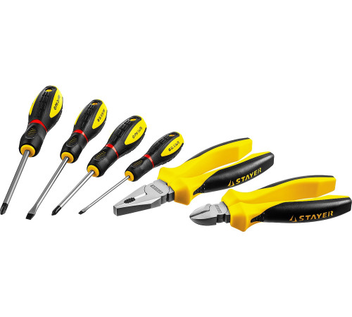 STAYER Hercules, 6 предм., набор губцевого инструмента (2202-H6) купить  в Сочи