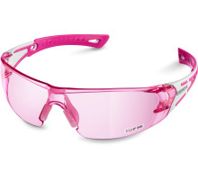 GRINDA GR-7, открытого типа, розовые, защитные очки с двухкомпонентными дужками, PROLine (11059)