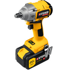 STEHER V1, 20 В, 300 Н·м, 1 АКБ (4 А·ч), бесщеточный гайковерт, кейс (CWB-300-1)