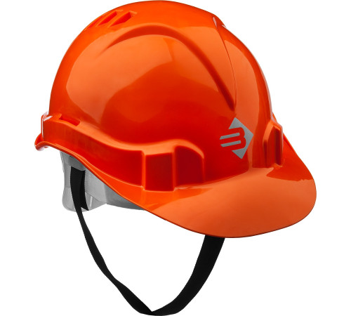 ЗУБР оранжевая, реечный механизм, универсальное крепление для наушников и щитков, защитная каска (11090) купить  в Сочи