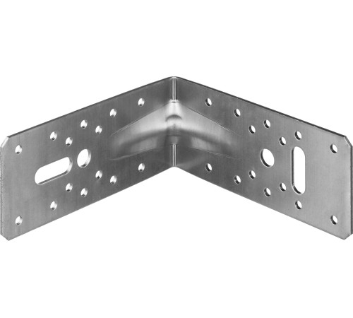 ЗУБР УКУ-2.5, 65 x 145 x 145 x 2.5 мм, цинк, усиленный крепежный уголок (31011-145) купить  в Сочи
