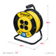 STAYER S-215, ПВС, 2 х 1.5 мм2, 30 м, 3500 Вт, силовой удлинитель на катушке (55072-30) купить  в Сочи