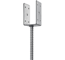 ЗУБР ОС-U, 71 x 120 x 60 мм, U-образное основание столба (310286-070)