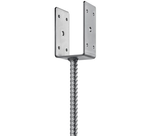 ЗУБР ОС-U, 71 x 120 x 60 мм, U-образное основание столба (310286-070) купить  в Сочи