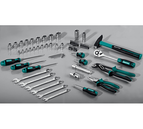 KRAFTOOL EXTREM-66, 66 предм., (1/2″+1/4″), универсальный набор инструмента (27976-H66) купить  в Сочи