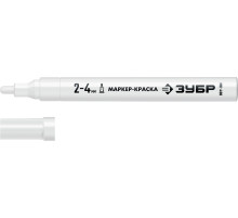 ЗУБР МК-400 белый, 2-4 мм маркер-краска (06325-8)