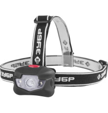 ЗУБР ЕХ-300, 3 AAA, 120 Лм, 3 режима, налобный светодиодный фонарь (56434)