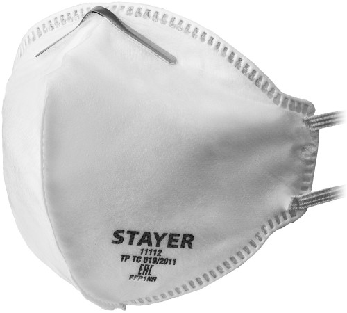 STAYER F-80, класс защиты FFP1, плоская, фильтрующая полумаска (11112) купить в Сочи STAYER F-80, класс защиты FFP1, плоская, фильтрующая полумаска (11112) купить в Сочи
