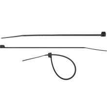 СИБИН ХС-Ч, 4.8 x 300 мм, нейлон РА66, 100 шт, черные, хомуты-стяжки (3788-48-300)