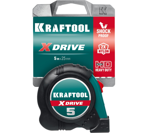 KRAFTOOL X-Drive, 5 м х 25 мм, рулетка (34122-05-25) купить в Сочи KRAFTOOL X-Drive, 5 м х 25 мм, рулетка (34122-05-25) купить в Сочи