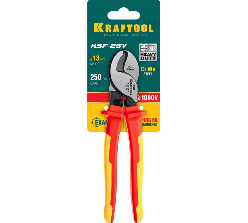 KRAFTOOL KSF-25V, d 13 мм, 250 мм, VDE, 1000 В, усиленный, диэлектрический кабелерез (23334-25V) купить в Сочи KRAFTOOL KSF-25V, d 13 мм, 250 мм, VDE, 1000 В, усиленный, диэлектрический кабелерез (23334-25V) купить в Сочи