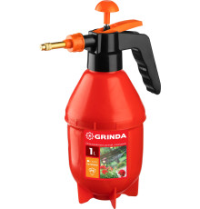 GRINDA PS-1E, объем 1 л, ручной, с удлинённым соплом, колба из полиэтилена, помповый опрыскиватель (40366)