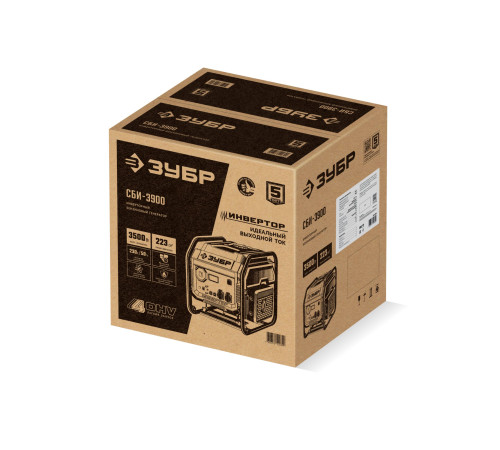 ЗУБР 3900 Вт, инверторный генератор (СБИ-3900) купить  в Сочи