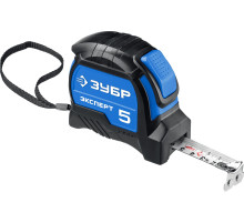 ЗУБР ЭКСПЕРТ, 5 м х 19 мм, рулетка с автостопом, Профессионал (34057-05-19)