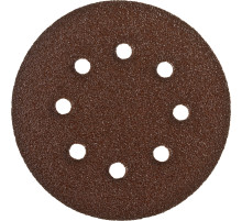 Круг шлифовальный ЗУБР ″СТАНДАРТ″ из абразивной бумаги на велкро основе, 6 отв., Р40, 150мм, 5шт