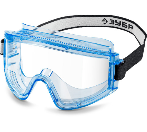 ЗУБР ПАНОРАМА П, закрытого типа, стекло из ударопрочного поликарбоната, защитные очки с прямой вентиляцией, Профессионал (110231) купить  в Сочи