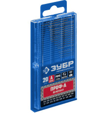 ЗУБР ПРОФ-А, 20 шт, (0.33-1.0 мм), сталь Р6М5, класс А, для печатных плат, набор сверл по металлу, Профессионал (29625-H20-P)