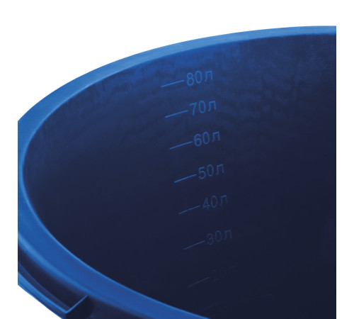 ЗУБР 90 л, первичный высокопрочный пластик, усиленный круглый строительный таз (06094-90) купить  в Сочи