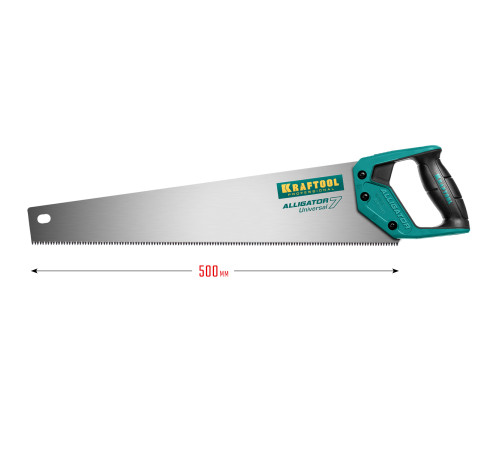KRAFTOOL Alligator Universal 7, 500 мм, универсальная ножовка (15004-50) купить  в Сочи