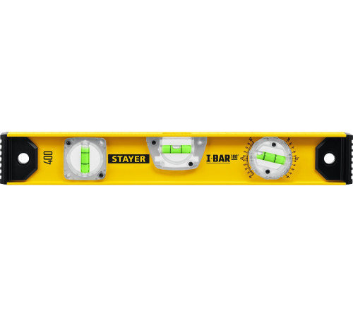 STAYER I-Bar 180˚, 400 мм, двутавровый, уровень с поворотным глазком (3470-040) купить  в Сочи