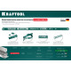 KRAFTOOL Alligator-18, 18 TPI, 300 мм, биметаллическое гибкое полотно по металлу (15942-18-S10) купить в Сочи