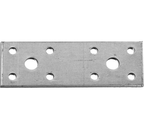 ЗУБР КП-2.0, 100 x 35 x 2 мм, цинк, крепежная пластина (310236-100-35) купить  в Сочи