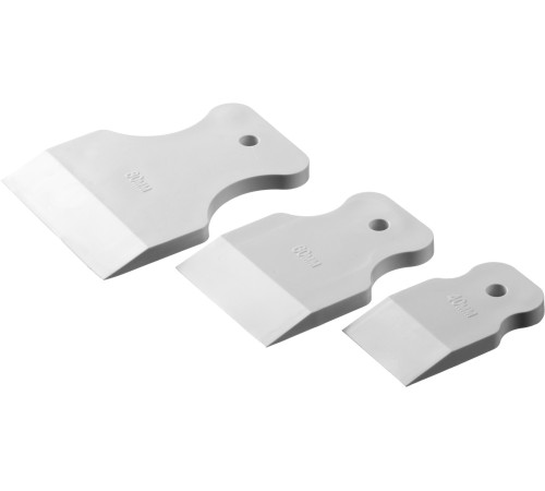 STAYER MAXFlat, 40 мм, 60 мм, 80 мм, для затирки швов эластичные, набор белых резиновых шпателей (1027-H3) купить  в Сочи