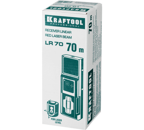 KRAFTOOL LR 70, детектор для линейного нивелира (34607) купить в Сочи KRAFTOOL LR 70, детектор для линейного нивелира (34607) купить в Сочи