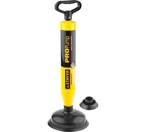 STAYER PROPump, d 70, 160 мм, вакуумный вантуз с двумя адаптерами, Professional (51925) купить в Сочи STAYER PROPump, d 70, 160 мм, вакуумный вантуз с двумя адаптерами, Professional (51925) купить в Сочи