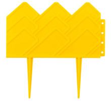 GRINDA 14 х 310 см, желтый, декоративный бордюр для клумб (422221-Y)