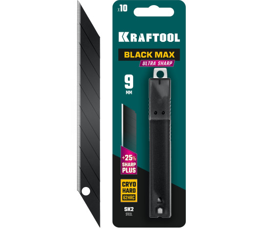 KRAFTOOL 9 мм, 10 шт, сегментированные лезвия (09602-09-S10) купить  в Сочи
