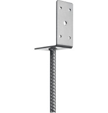 ЗУБР ОС-L, 91 x 120 x 60 мм, L-образное основание столба (310296-090)