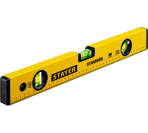 STAYER STANDARD, 400 мм, с линейкой, уровень (3460-040) купить в Сочи STAYER STANDARD, 400 мм, с линейкой, уровень (3460-040) купить в Сочи