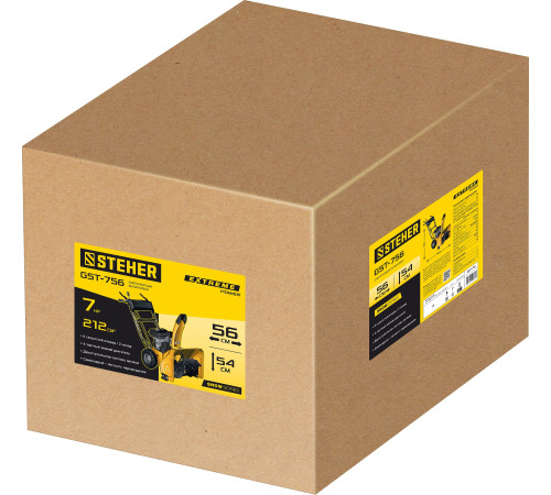 STEHER 56 см, бензиновый снегоуборщик, EXTREM (GST-756) купить  в Сочи