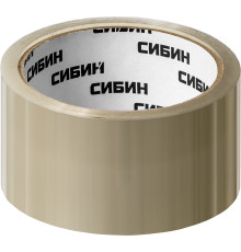 СИБИН 48 мм, 50 м, 40 мкм, прозрачная, клейкая лента (12055-50-50)
