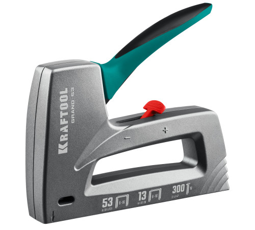 KRAFTOOL GRAND-53, тип 53 (A/10/JT21) 23GA (6 - 16 мм)/13/300, алюминиевый рессорный степлер (3193) купить в Сочи KRAFTOOL GRAND-53, тип 53 (A/10/JT21) 23GA (6 - 16 мм)/13/300, алюминиевый рессорный степлер (3193) купить в Сочи