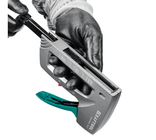 KRAFTOOL GRAND-53, тип 53 (A/10/JT21) 23GA (6 - 16 мм)/13/300, алюминиевый рессорный степлер (3193) купить в Сочи KRAFTOOL GRAND-53, тип 53 (A/10/JT21) 23GA (6 - 16 мм)/13/300, алюминиевый рессорный степлер (3193) купить в Сочи