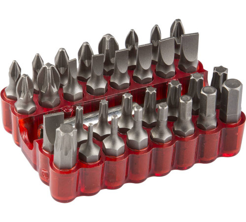 ЗУБР 33 шт, набор бит с магнитным адаптером (26045-H33) купить  в Сочи