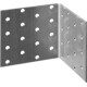 ЗУБР УКР-2.0, 80 x 80 x 80 x 2 мм, цинк, равносторонний крепежный уголок (310206-080-080) купить в Сочи